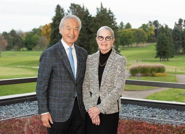 Leslie Yamada and her late husband, Tachi Yamada